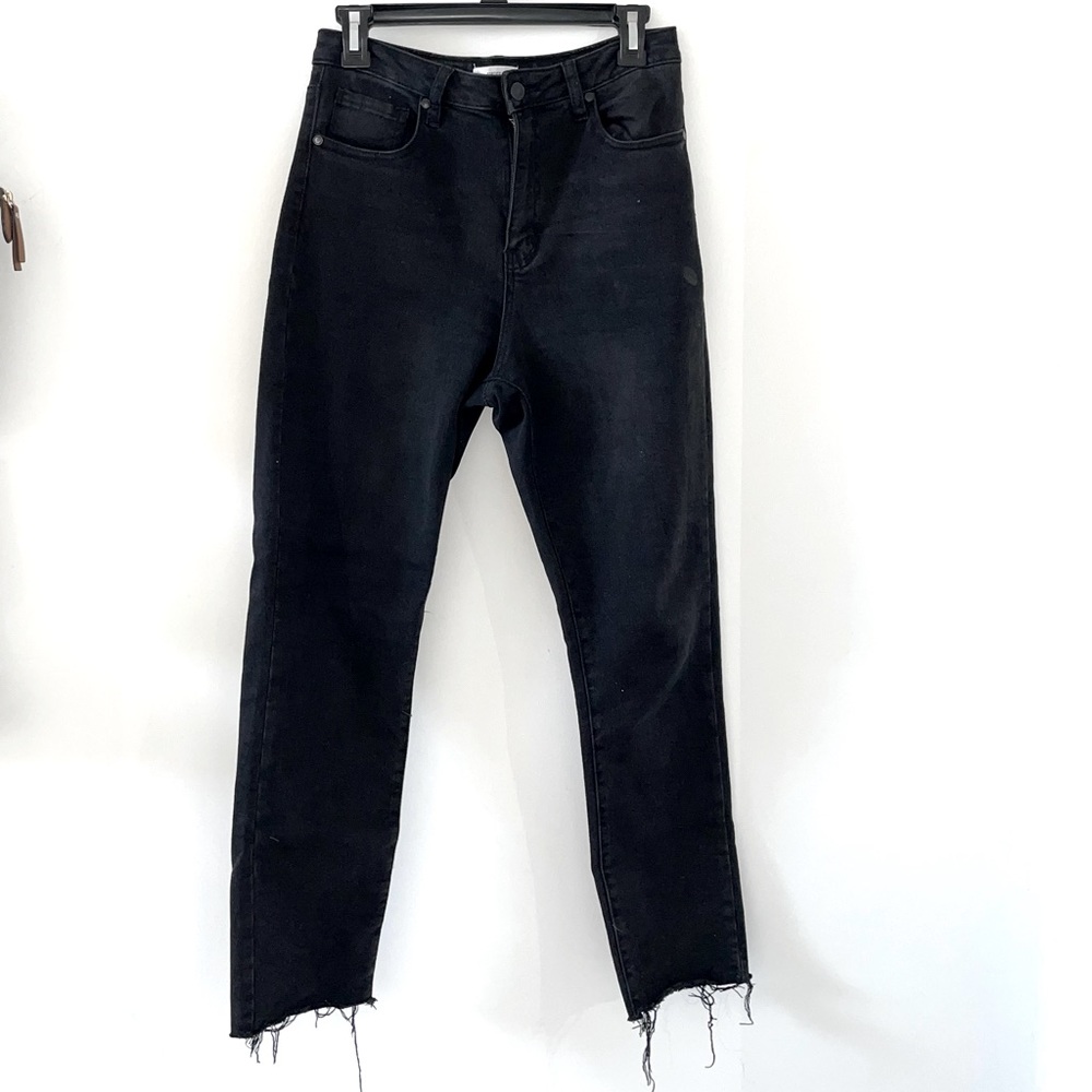 High Waisted Black Jeans